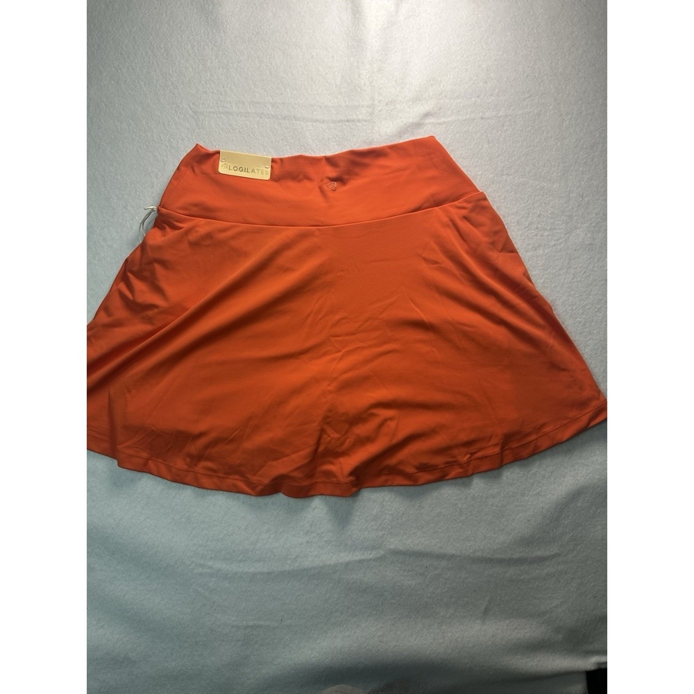 Logilates Women's Orange Skort Size Large NWT - Picture 4 of 12